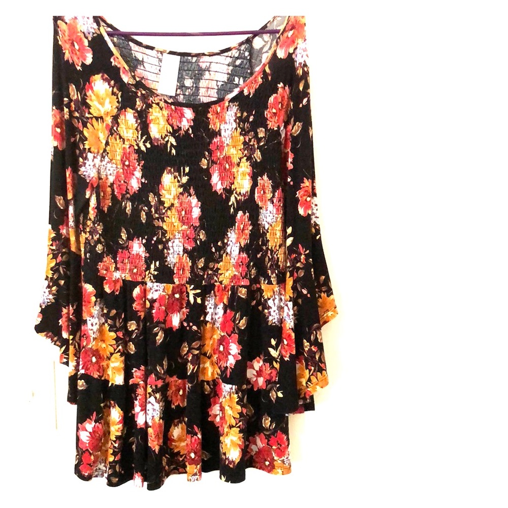 Floral casual blouse